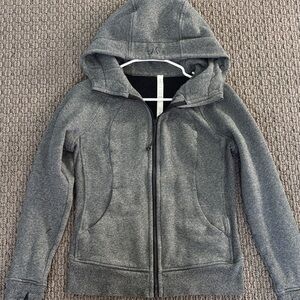 Lululemon Athletica Charcoal Zip-Up Jacket